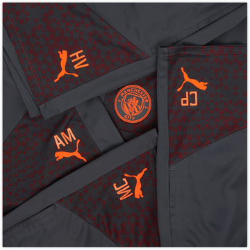 2023-24 Manchester City Staff Issue Training Shorts # - 7/10