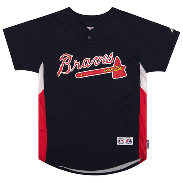 2007-09 Atlanta Braves Francoeur #7 Majestic Practice Jersey Y