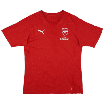 2017-18 Arsenal Puma Cotton Tee - 9/10 - (L)
