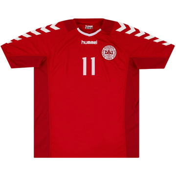 2003-04 Denmark Match Issue Home Shirt #11