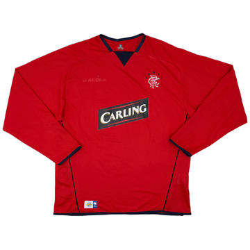2004-05 Rangers Third L/S Shirt - 4/10 - (XL)
