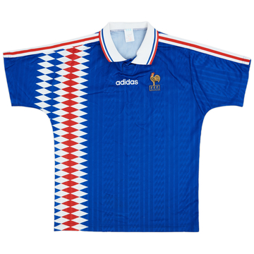 1994-96 France Home Shirt - 9/10 - (L/XL)