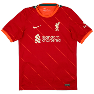 2021-22 Liverpool Home Shirt - 9/10 - (XL.Boys)