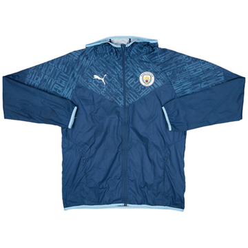 2020-21 Manchester City Puma Hooded Track Jacket - 7/10 - (L)