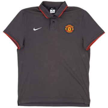 2010-11 Manchester United Nike Polo Shirt - 8/10 - (L)