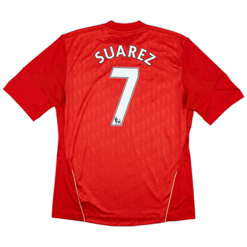 2010-12 Liverpool Home Shirt Suarez #7