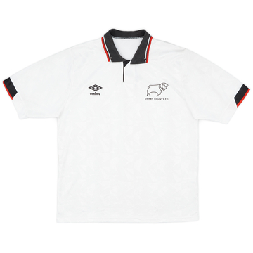 1989-91 Derby County Home Shirt - 8/10 - (L)