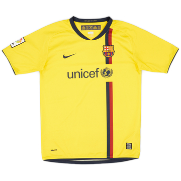 2008-09 Barcelona Away Shirt - 10/10 - (XL.Boys)
