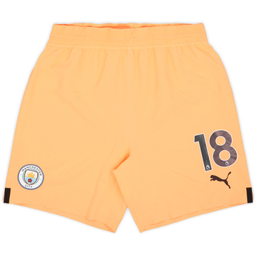 2022-23 Manchester City Player Issue GK Shorts #18 - 7/10 - (L)