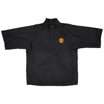 2008-09 Manchester United Nike Golf S/S 1/4 Zip Drill Top - 10/10 - (XL)