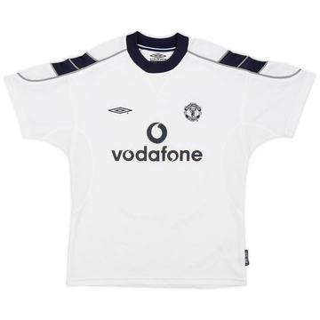 2000-01 Manchester United Away Shirt - 8/10 - (M.Boys)