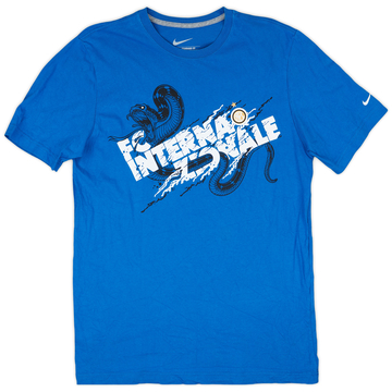 2011-12 Inter Milan Nike Graphic Tee - 9/10 - (L)