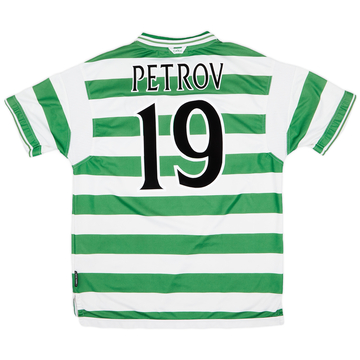 1999-01 Celtic Home Shirt Petrov #19 - 6/10 - (XL)