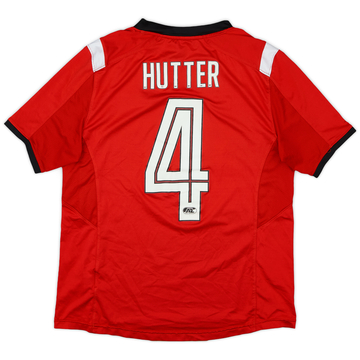 2015-16 AZ Alkmaar Home Shirt Hutter #4 - 8/10 - (XL.Boys)