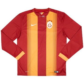 2014-15 Galatasaray Home L/S Shirt - 10/10 - (L)