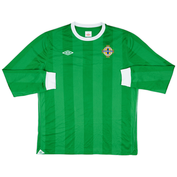 2010-12 Northern Ireland Home L/S Shirt - 10/10 - (XL)