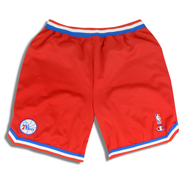 1982-83 Philadelphia 76ers Champion Hardwood Classics Swingman Shorts (Away) XXL
