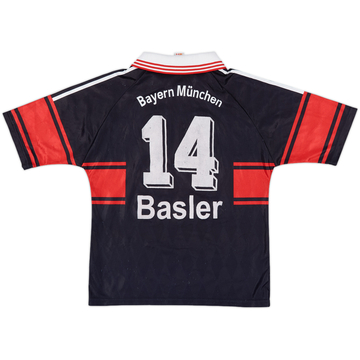1997-99 Bayern Munich Home Shirt Basler #14 - 7/10 - (XL.Boys)