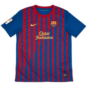 2011-12 Barcelona Home Shirt - 8/10 - (XL.Boys)