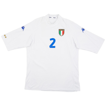 2000-01 Italy Away Shirt #2 - 7/10 - (XL)