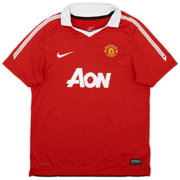 2010-11 Manchester United Home Shirt - 8/10 - (L.Boys)