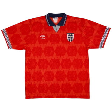 1990-93 England Away Shirt - 8/10 - (L)