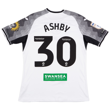2023-24 Swansea Match Issue Home Shirt Ashby #30