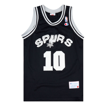 1993-95 San Antonio Spurs Rodman #10 Champion Jersey (Away) M