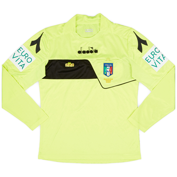 2017-18 Italy Diadora Referee L/S Shirt - 7/10 - (M)