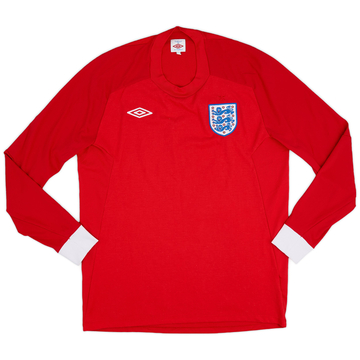 2010-11 England Away L/S Shirt - 8/10 - (L)