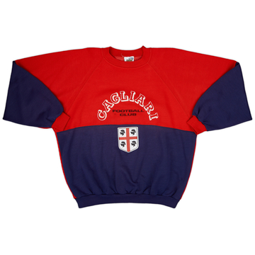 1990-91 Cagliari Le Felpe Dei Grandi Club Sweat Top - 6/10 - (L)