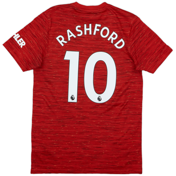2020-21 Manchester United Home Shirt Rashford #10 - 7/10 - (M)