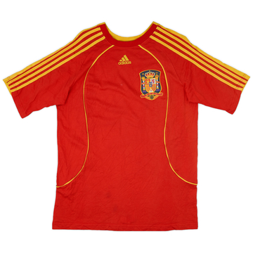 2007-09 Spain adidas Cotton Tee - 9/10 - (L)