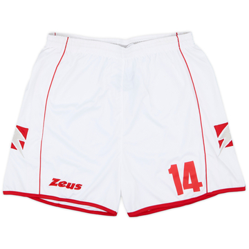 2009-10 HSK Zrinjski Player Issue Home Shorts #14 - 7/10 - (XL)
