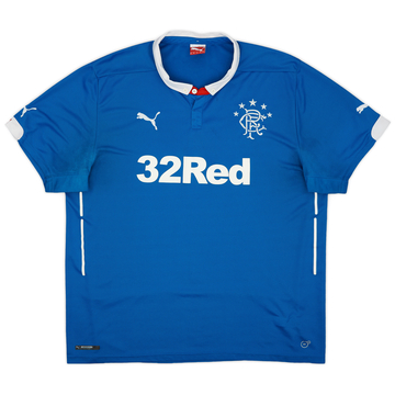 2014-15 Rangers Home Shirt - 9/10 - (XXL)