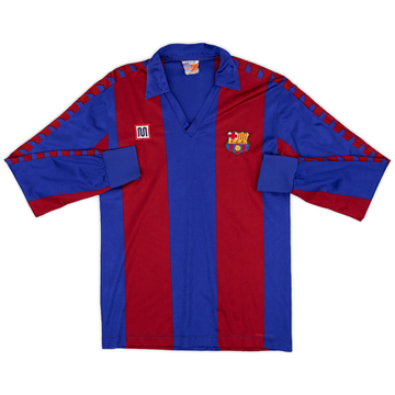 1984-89 Barcelona Home L/S Shirt - 8/10 - (XS)