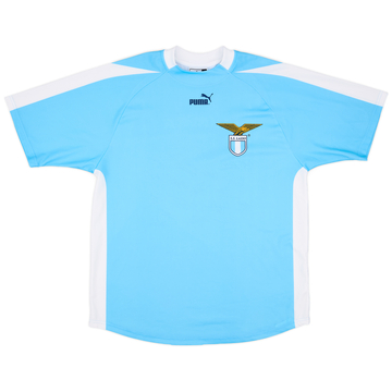 2003-04 Lazio 'Signed' Basic Home Shirt - 8/10 - (L)
