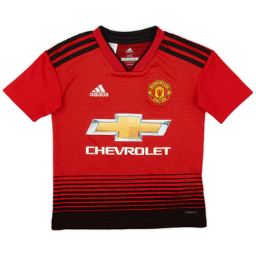 2018-19 Manchester United Home Shirt - 8/10 - (7-8 Years)
