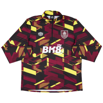 2023-24 Burnley Player Issue 1/4 Zip Pre-Match Top - 7/10