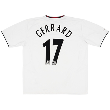 2003-04 Liverpool Away Shirt Gerrard #17 - 7/10 - (XL)