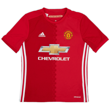 2016-17 Manchester United Home Shirt - 9/10 - (M.Boys)