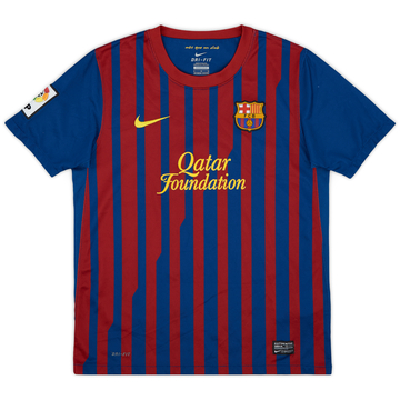 2011-12 Barcelona Home Shirt - 7/10 - (L.Boys)