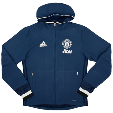 2016-17 Manchester United adidas Hooded Track Jacket - 6/10 - (S)