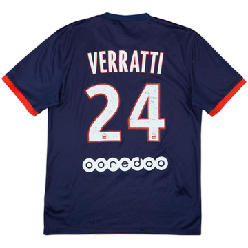 2013-14 Paris Saint-Germain Home Shirt Verratti #24 - 5/10 - (M)