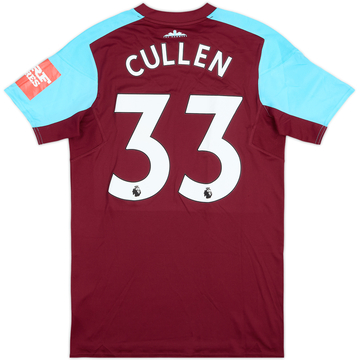2017-18 West Ham Match Issue FA Cup Home Shirt Cullen #33