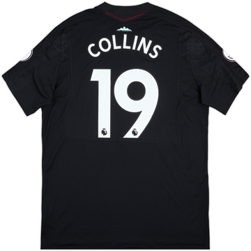 2017-18 West Ham Match Issue Away Shirt Collins #19
