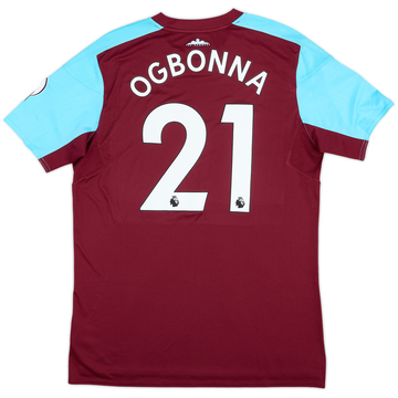 2017-18 West Ham Match Issue Home Shirt Ogbonna #21