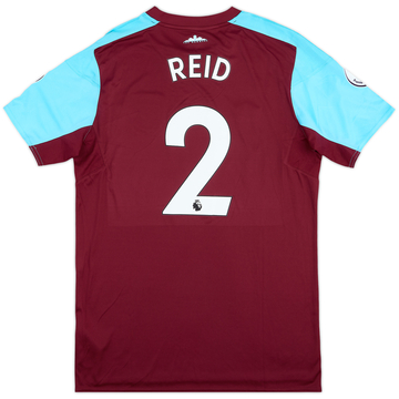 2017-18 West Ham Match Issue Home Shirt Reid #2
