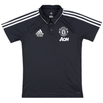 2017-18 Manchester United adidas Polo Shirt - 9/10 - (S)