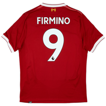 2017-18 Liverpool 125 Years Home Shirt Firmino #9 - 7/10 - (S)